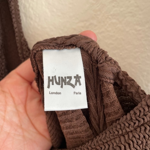 Hunza brown one piece swim suit - Picture 6 of 6